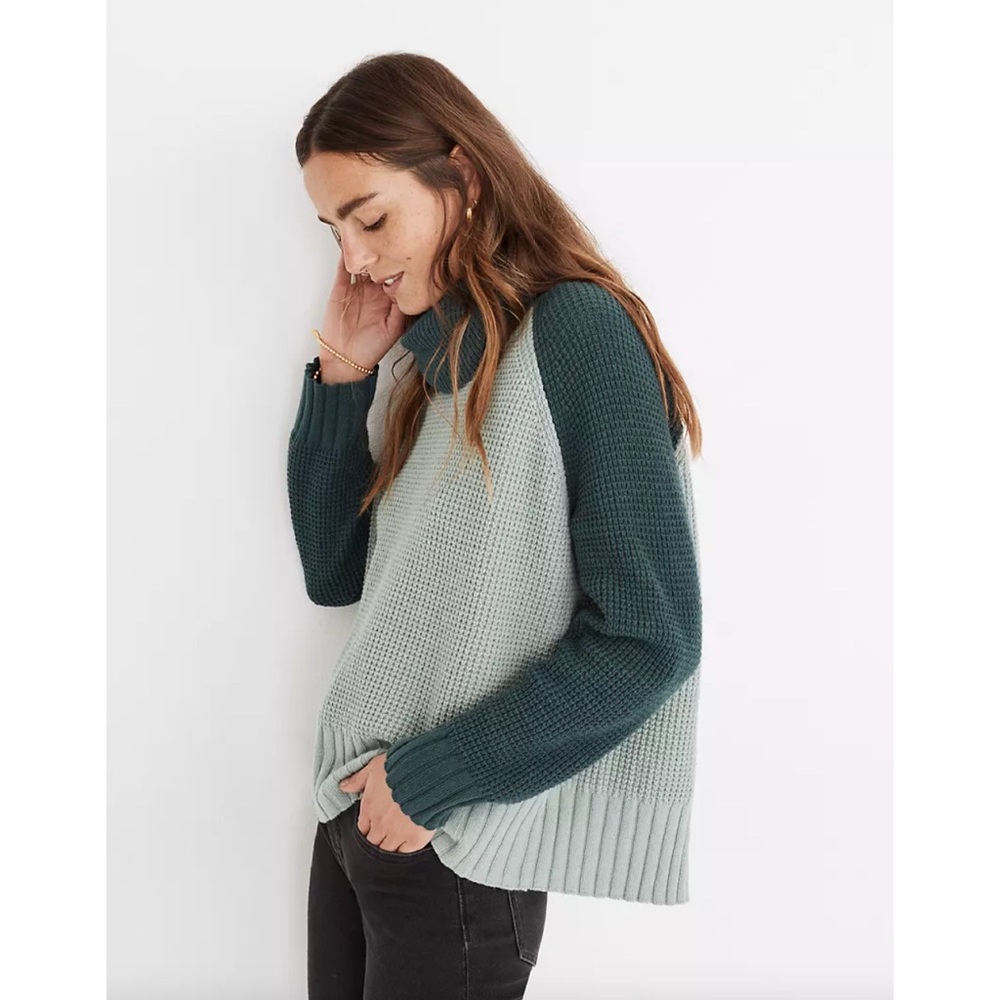 Madewell Cross-Back Turtleneck Sweater